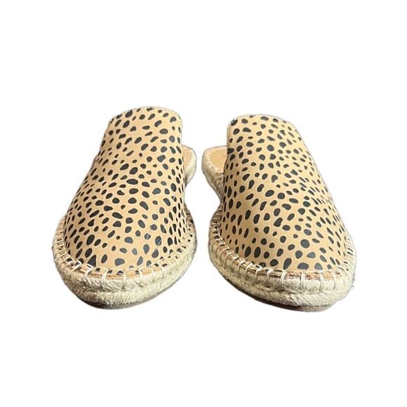 Report animal print slip on shoes mules tan black size 8 - Picture 8 of 11